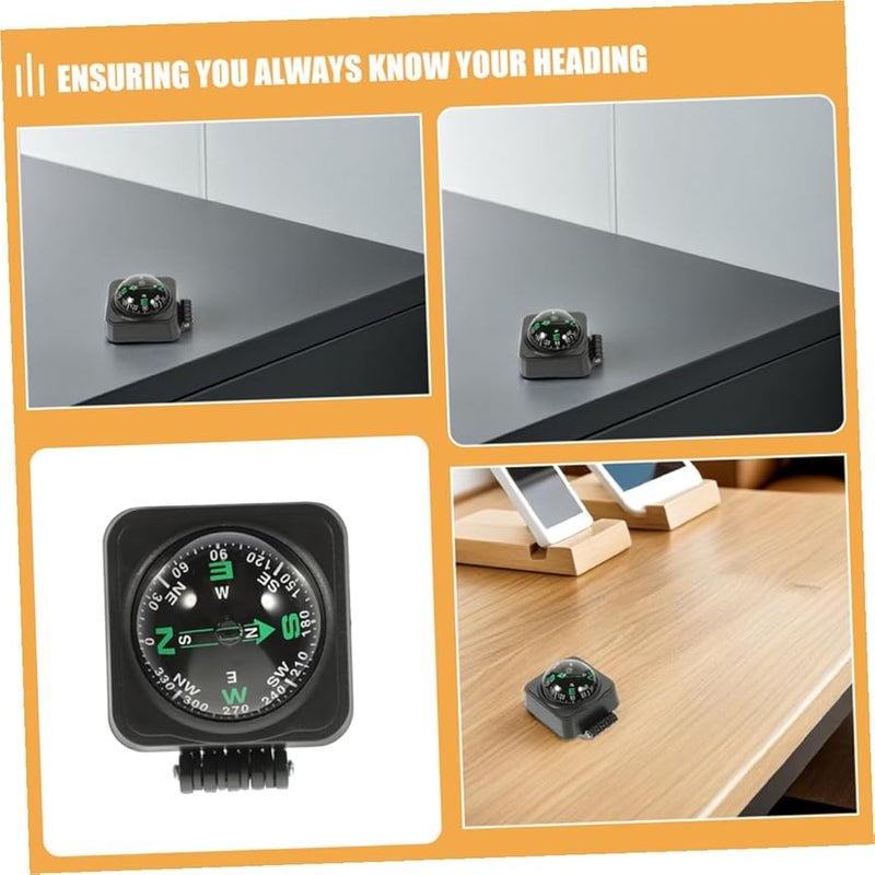 Adjustable 3pcs Car Dashboard Compass Ball for Vehicle Boat Motorcycle Navigation - Image 3